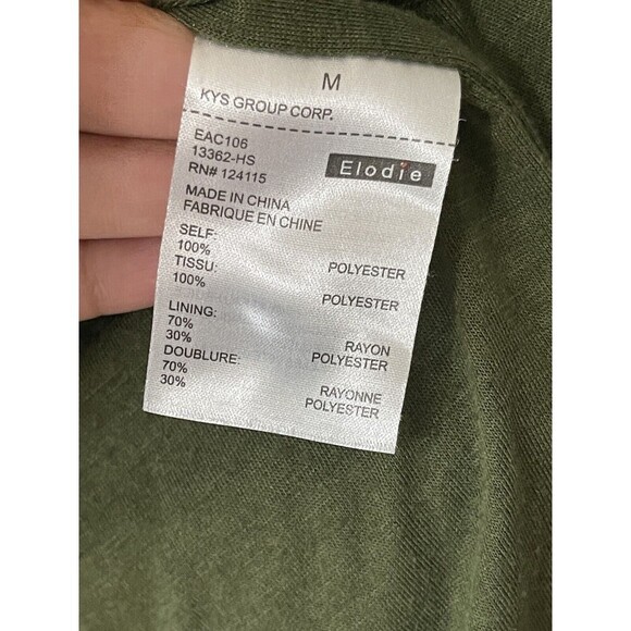 Elodie Women’s Size Medium Camo Printed Fleece Jacket - Picture 7 of 8